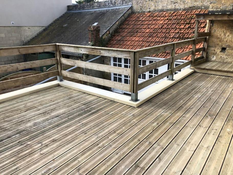 Authentique Maison De Pecheur A Port-En-Bessin Eksteriør billede