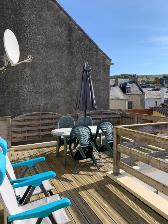 Authentique Maison De Pecheur A Port-En-Bessin Eksteriør billede